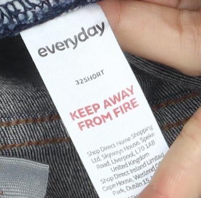 Everyday Men's Blue Straight Jeans 32 Short Regular Fit
