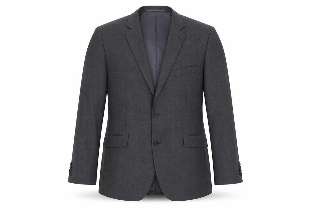 Dehavilland Men's Grey Blazer, Size 44R, Classic Fit