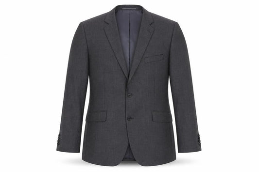 Dehavilland Men's Grey Blazer, Size 44R, Classic Fit