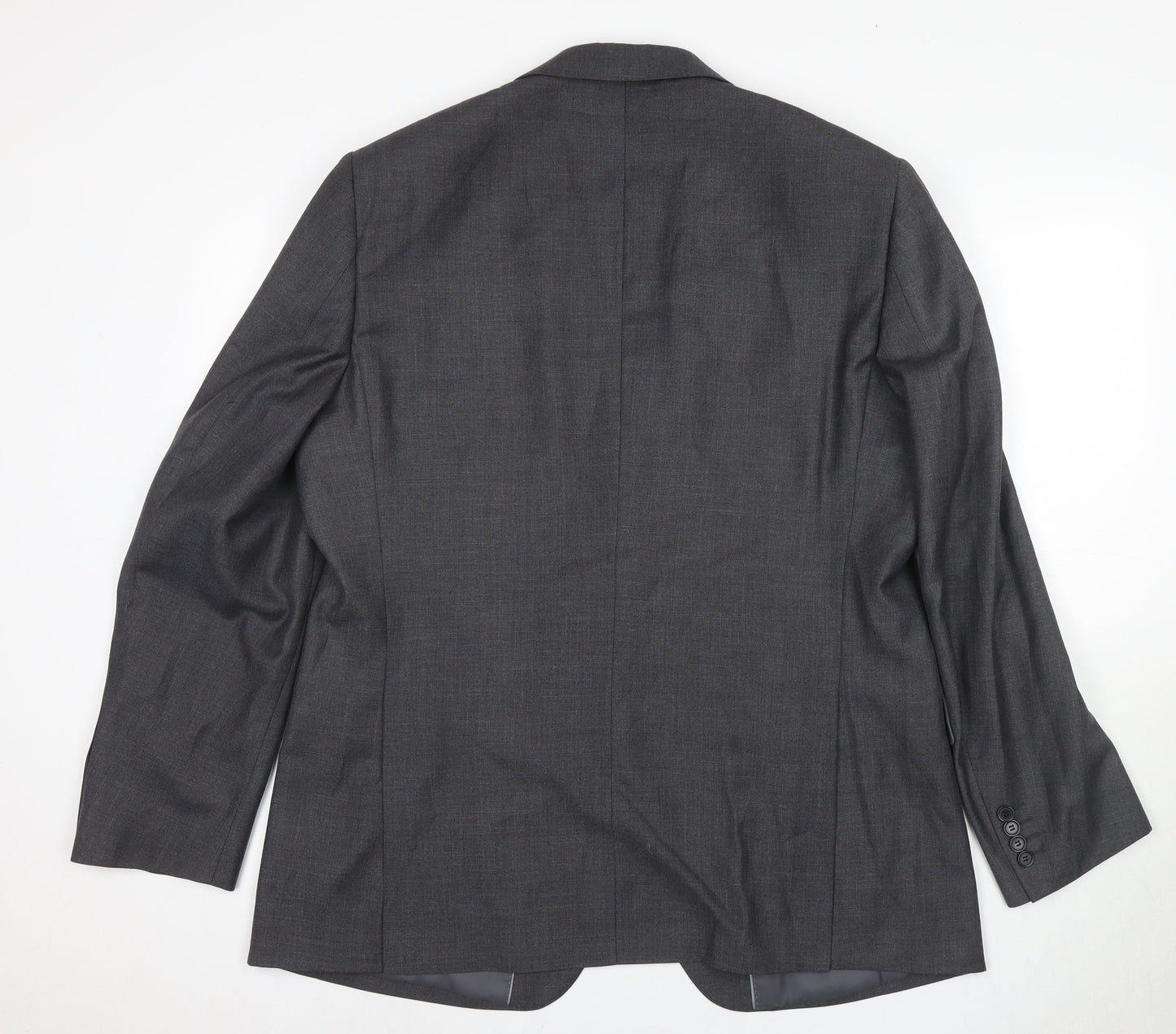 Dehavilland Men's Grey Blazer, Size 44R, Classic Fit