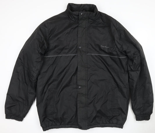 Pierre Cardin Men's Black 3XL Basic Jacket Winter