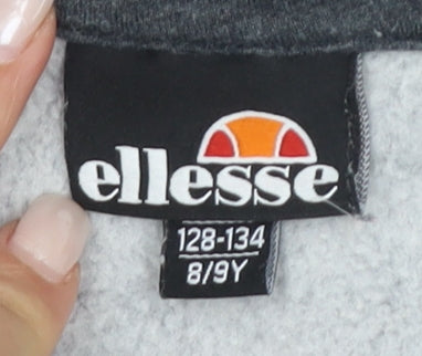 Ellesse Grey Girls Pullover Sweatshirt 8-9 Years
