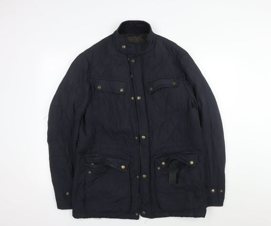 Blue Harbour Men's Black Quilted Jacket M - Stylish & Practical