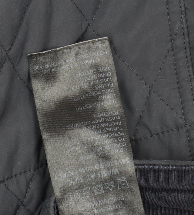 Blue Harbour Men's Black Quilted Jacket M - Stylish & Practical