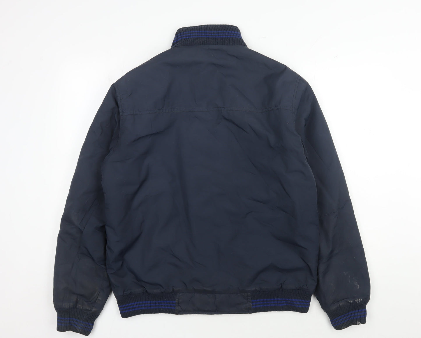 Parx Men's Blue Bomber Jacket - L, Casual Style