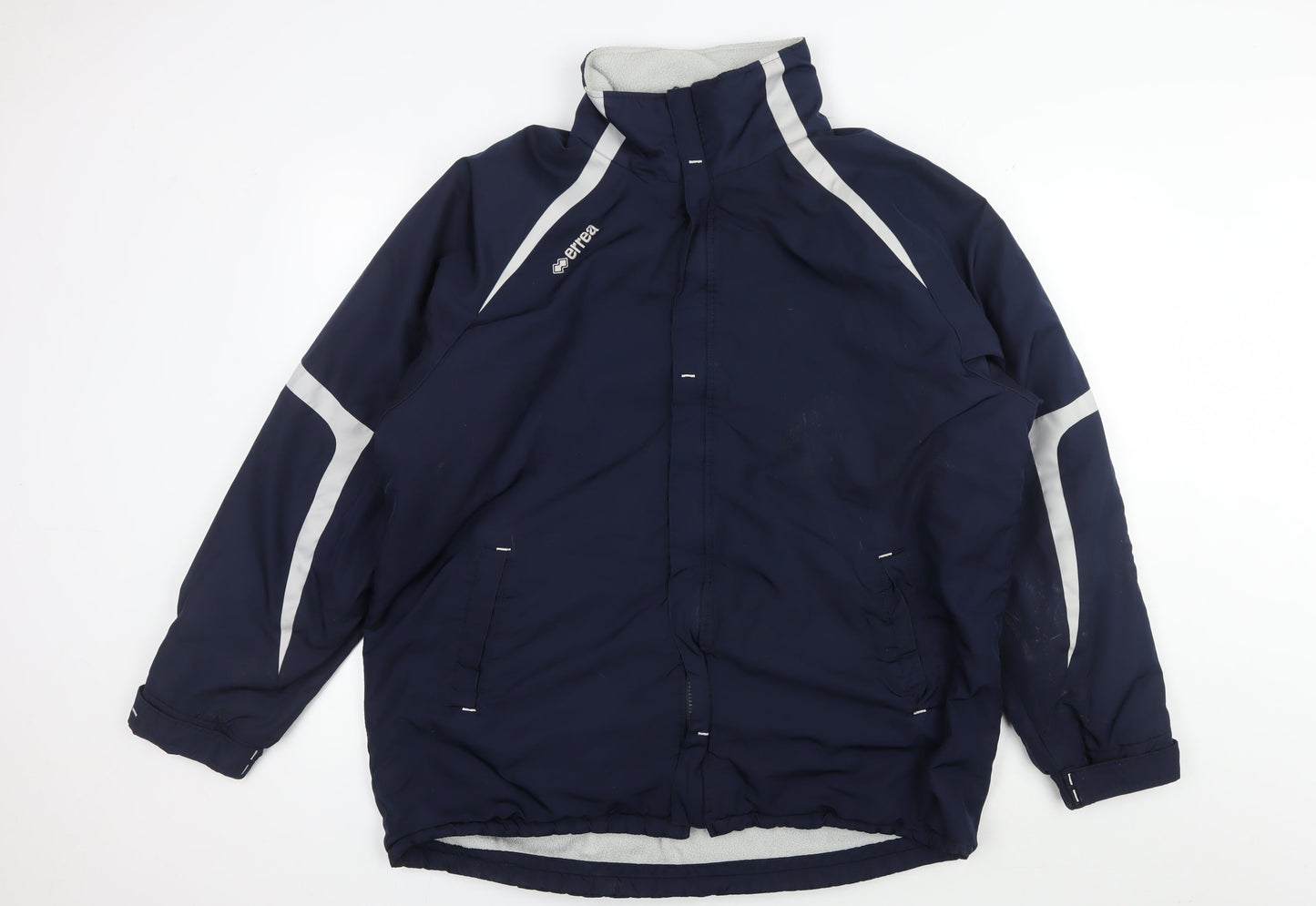 Errea Men's Blue Windbreaker Jacket L