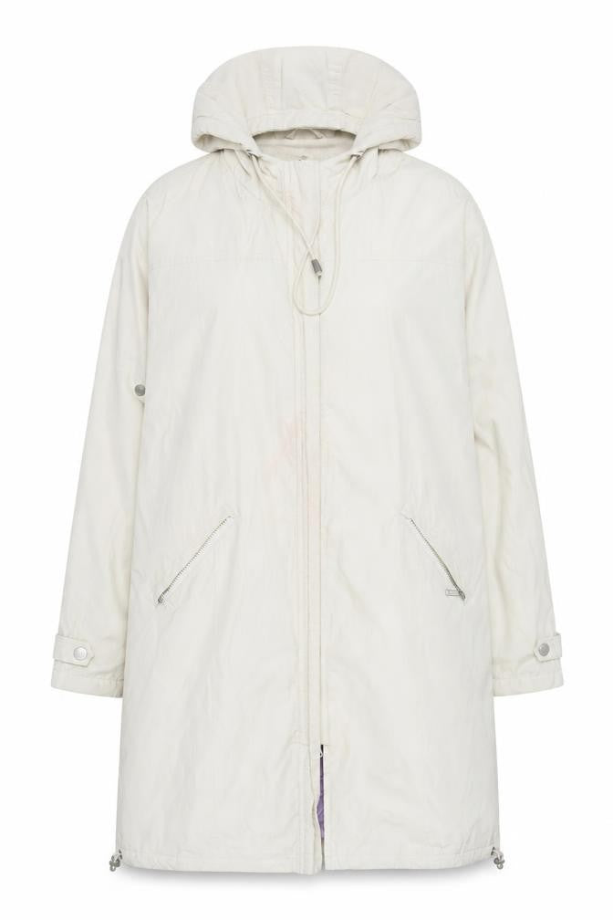 Per Una Women's Ivory Parka Coat Size 10