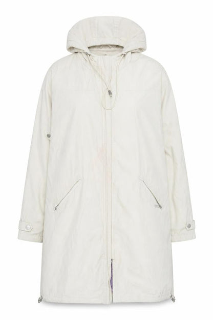 Per Una Women's Ivory Parka Coat Size 10