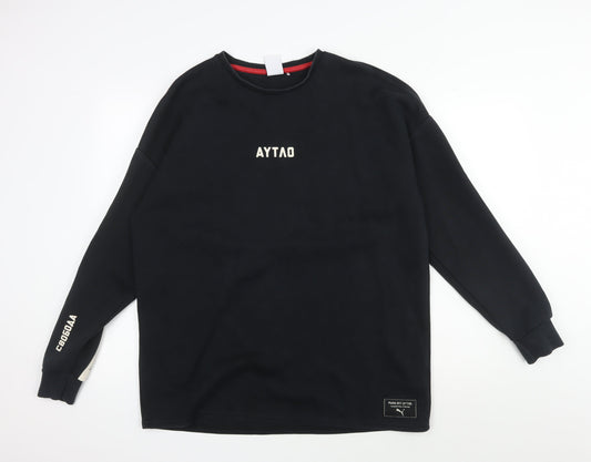 Puma Men's Black Pullover Sweatshirt M