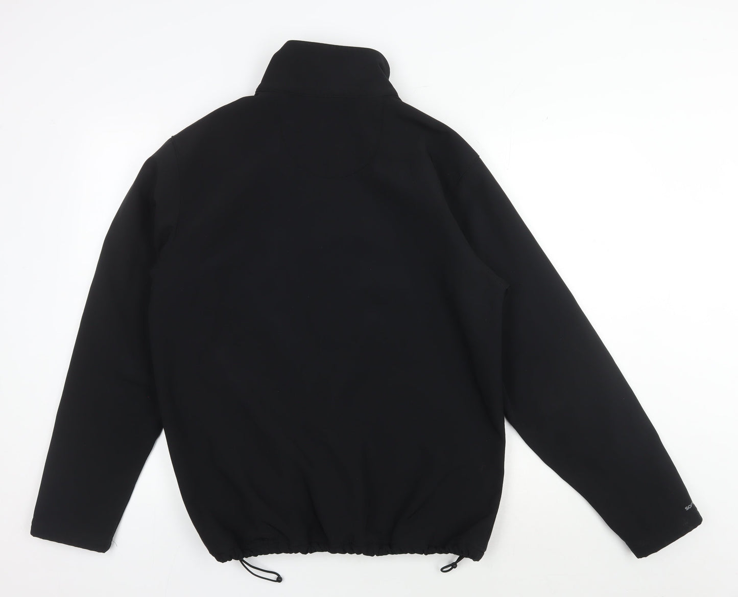 Regatta Men's Black Softshell Jacket L Full Zip Casual