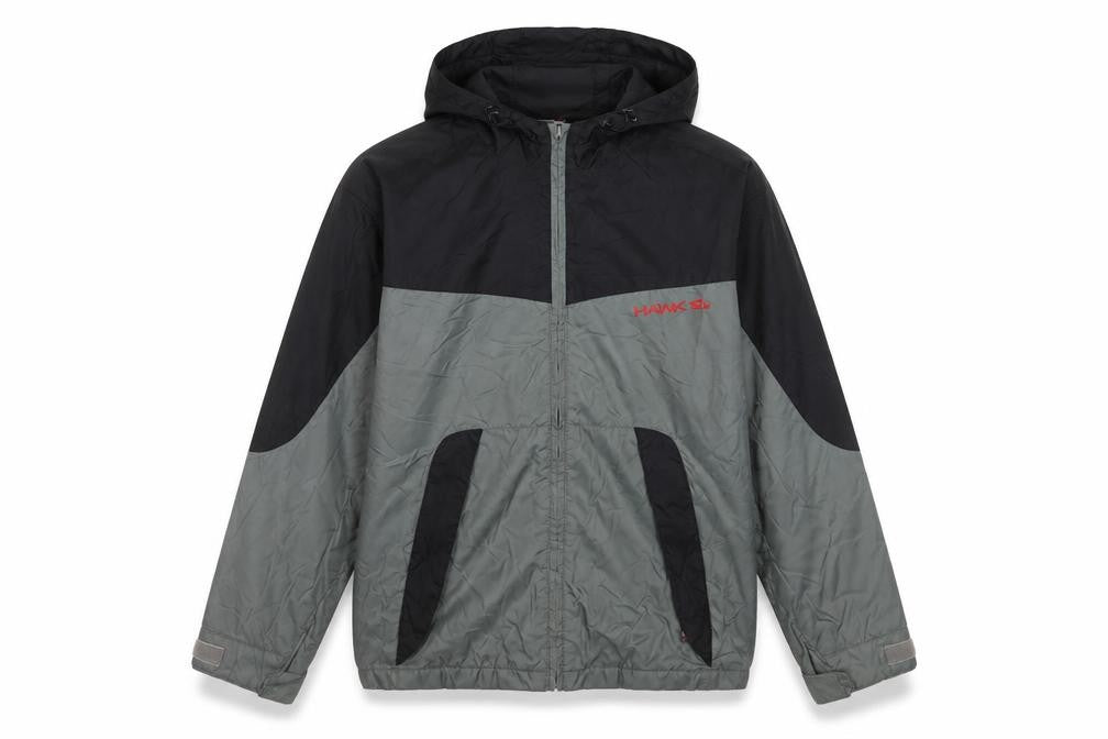 Hawk Unisex Adults Black Grey XS Windbreaker Jacket