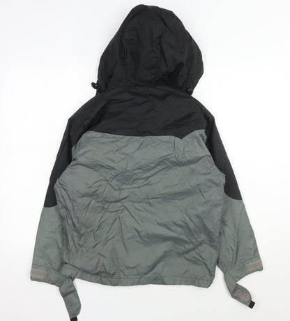 Hawk Womens Black Grey XS Windbreaker Jacket