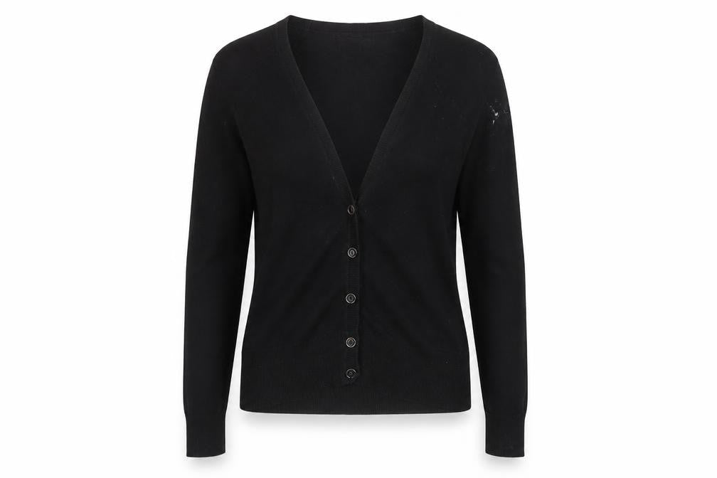 New Look Women's Black Cardigan, Size 10, Viscose Blend