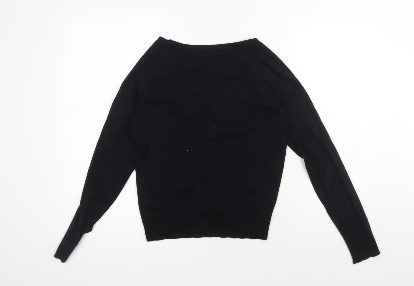 New Look Women's Black Cardigan, Size 10, Viscose Blend