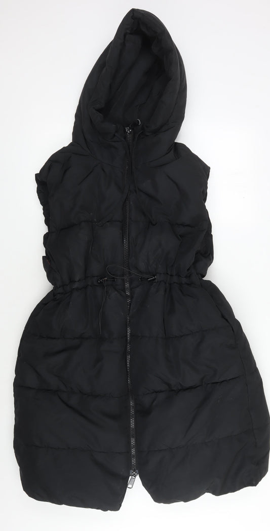 H&M Women's Black Maternity Puffer Jacket Size M