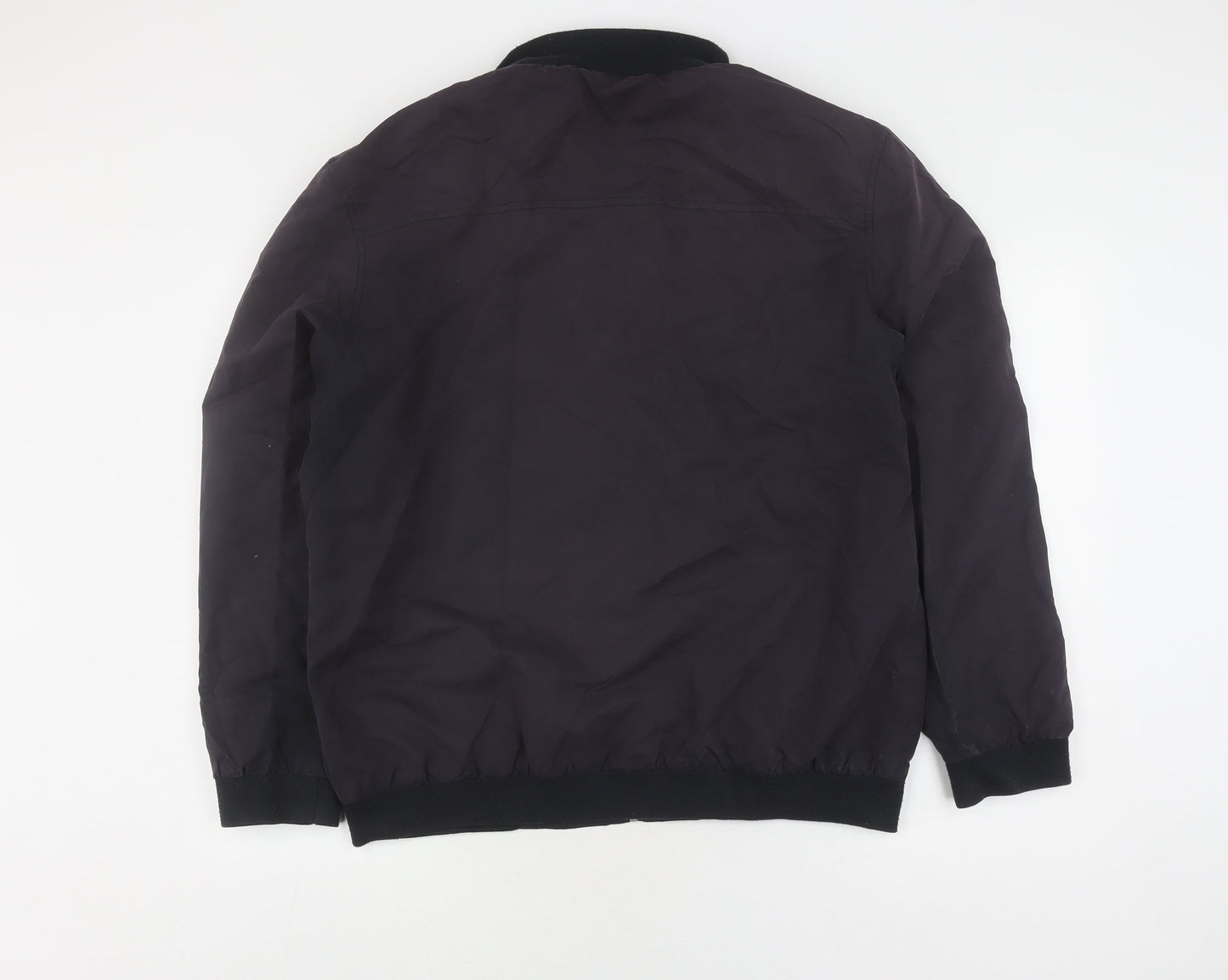 Lincoln Men's Black Bomber Jacket L Casual