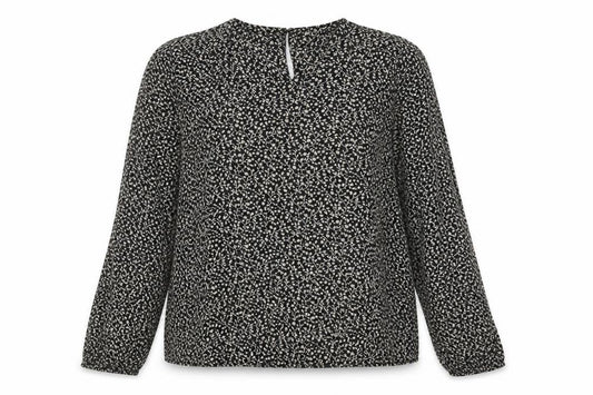 Whistles Women's Black Floral Blouse Size 12