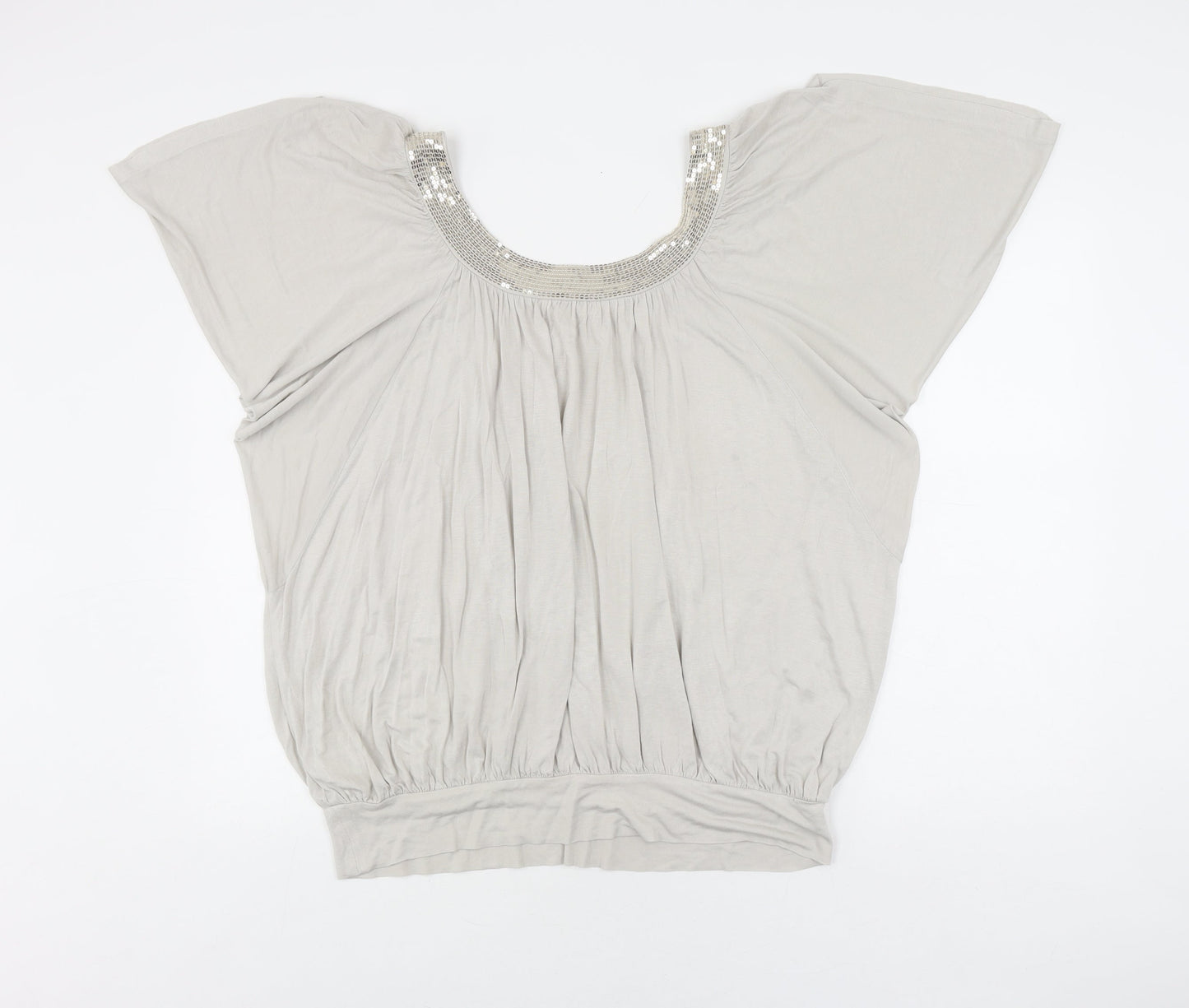 Designers at Debenhams Women's Grey Sequin Blouse
