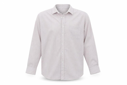Thomas Nash Men's Multicoloured Striped Shirt, Size 16.5