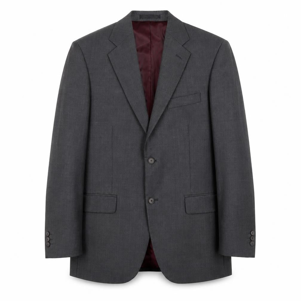 hasp Black Label Men's Grey Blazer 40R Classic Fit Jacket