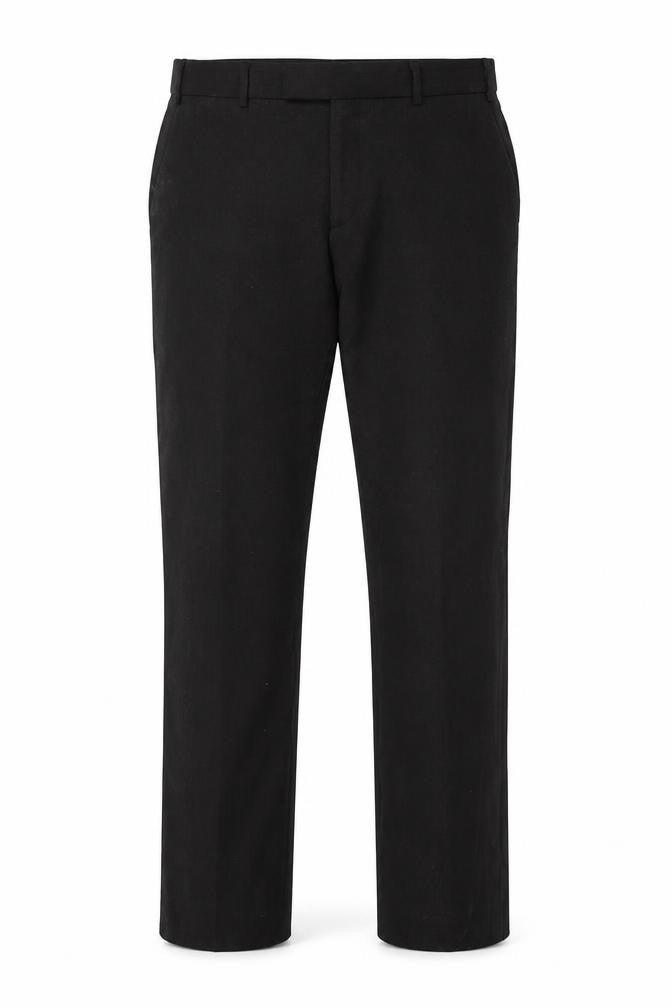 Burton Men's Black 38 Trousers Polyester Viscose