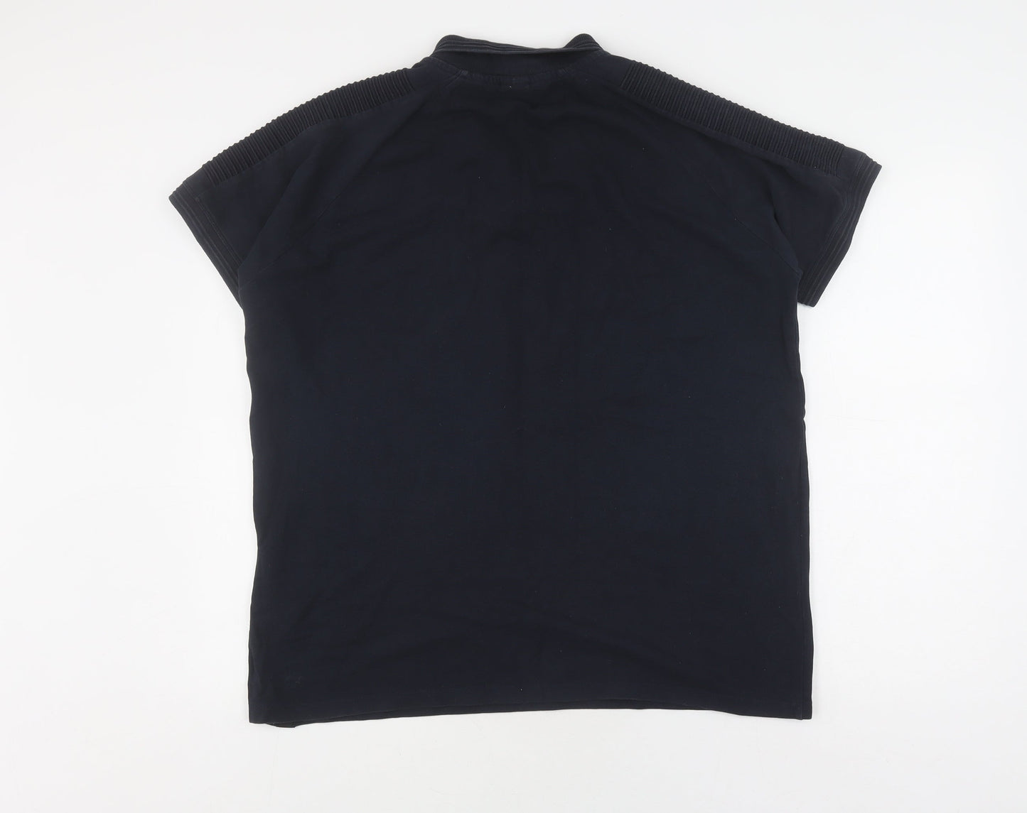 883 Police Men's Black XL Polo Shirt - Short Sleeve, Logo