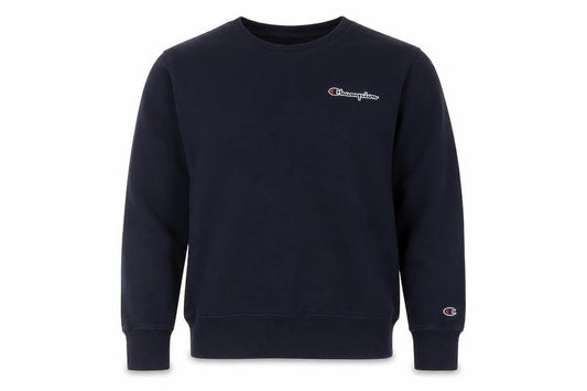 Champion Blue Unisex Sweatshirt Small Pullover Logo