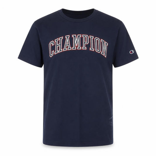 Champion Men's Blue Small T-Shirt, Embroidered Logo