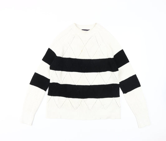 Marks and Spencer Women's Striped Pullover Jumper M