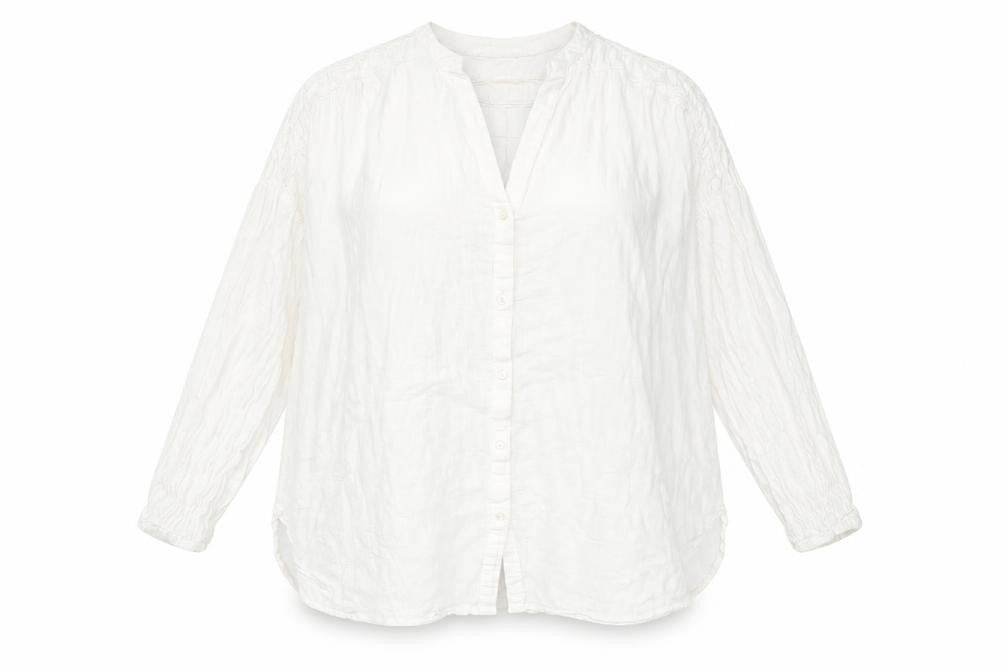 V by Very Women's White Cotton Button-Up Shirt Size 20