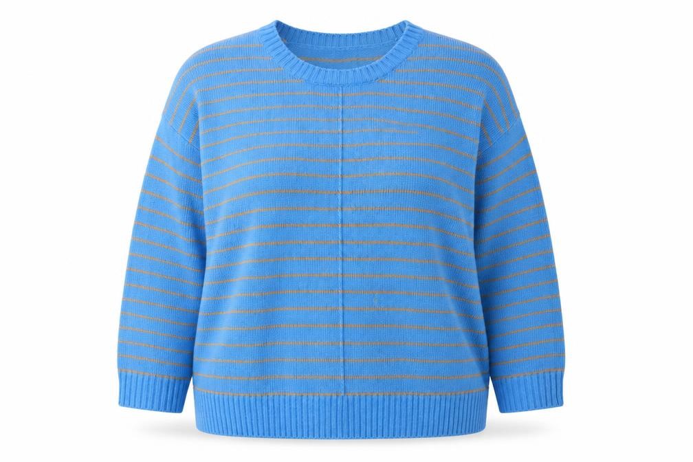 Next Women's Blue Striped Pullover Jumper Size 18