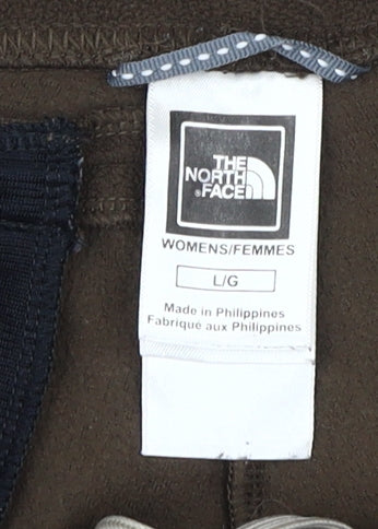 The North Face Women's Brown Relaxed Trousers, Size L