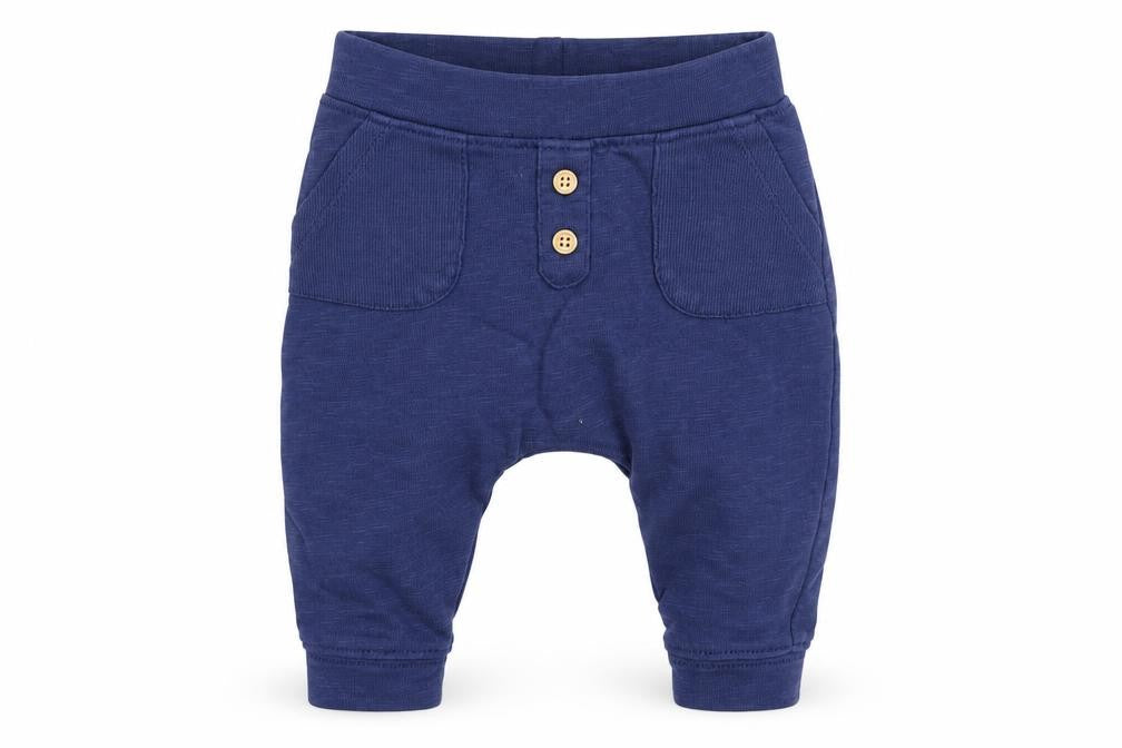 Baby Boden Blue Unisex Baby Trousers 0-3M Elastic Waist