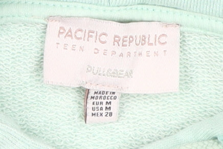 Pacific Republic Teens Green Pullover Hoodie M