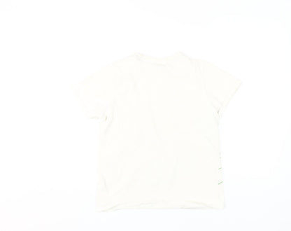 Back view of Xbox boys’' white graphic t-shirt 11-12 years, gaming style