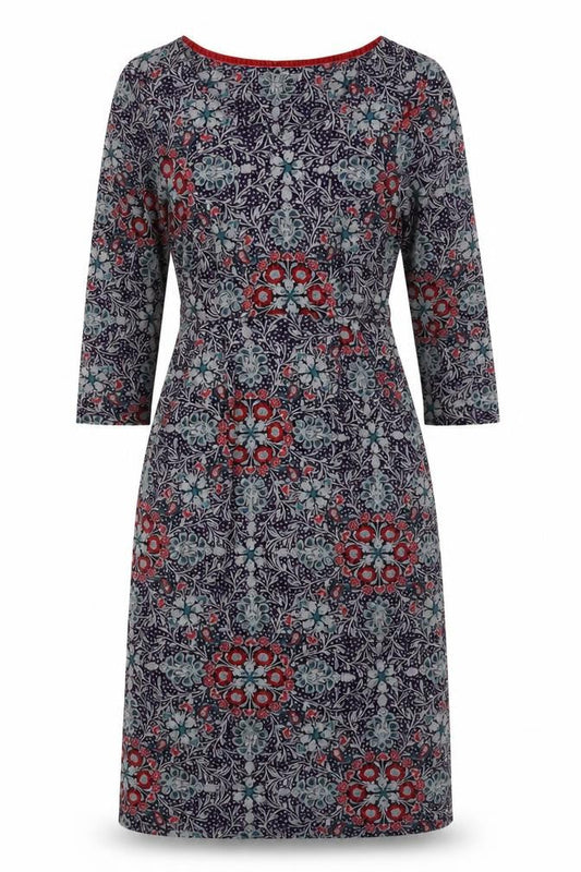 White Stuff Women's Floral Knee Length Shift Dress