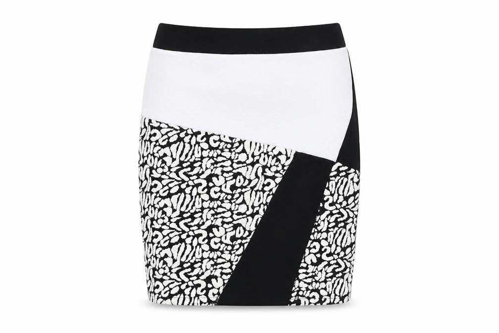 River Island Girls Black Patterned Skirt 9-10 Years