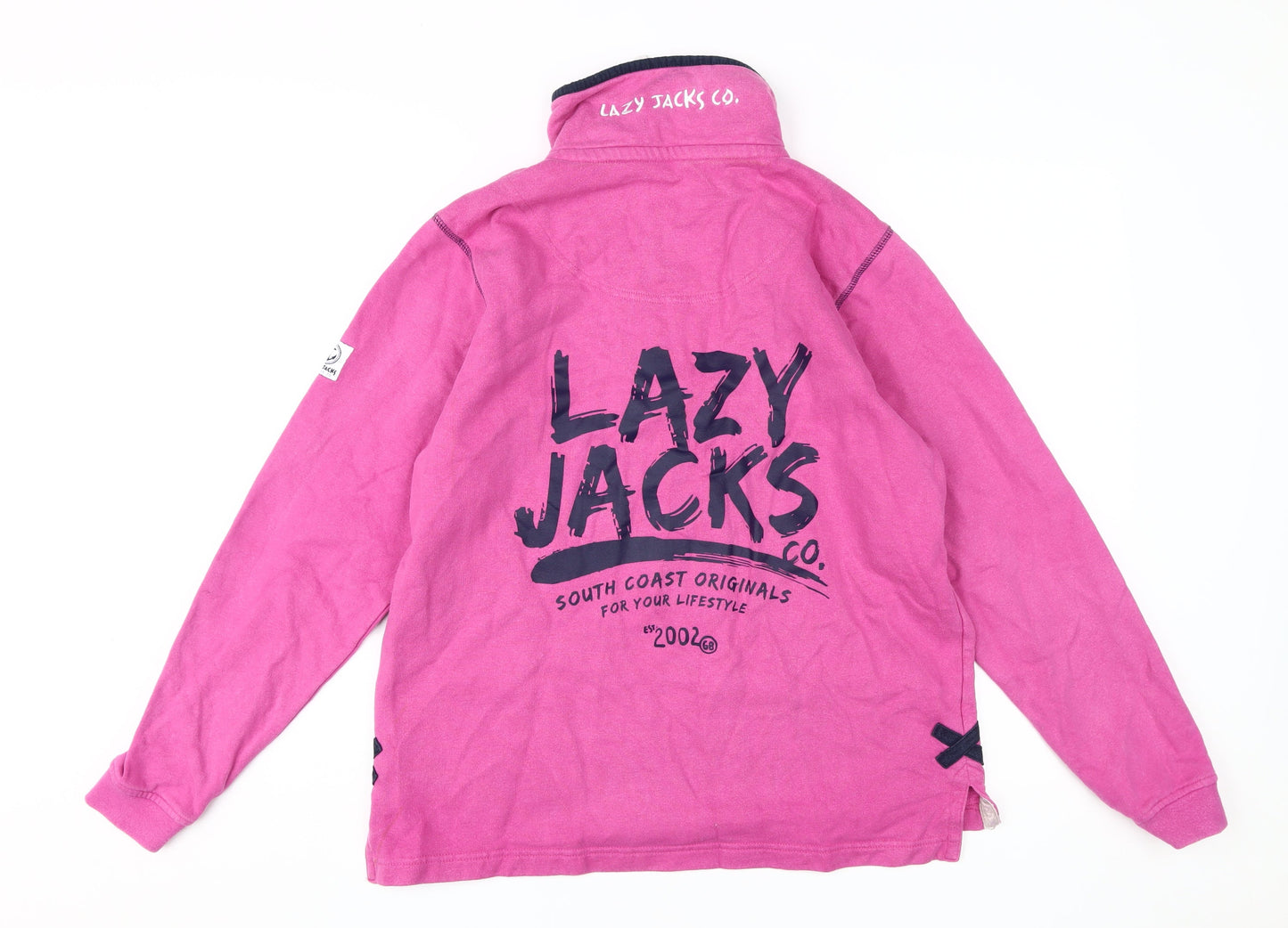 Lazy Jacks Women's Pink Cotton Pullover XS