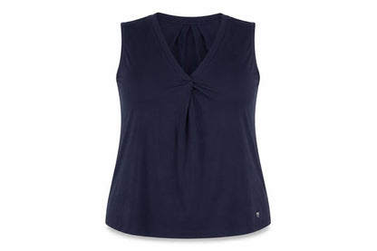 Marble Women's Blue Sleeveless Tank Top Size 16