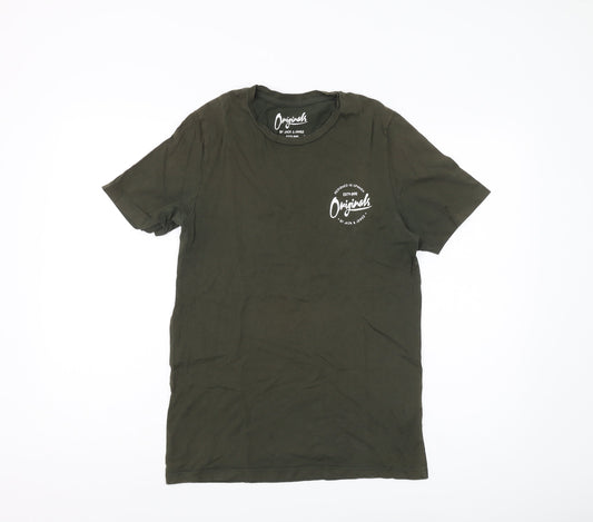 Jack & Jones Men's Green T-Shirt, Size S