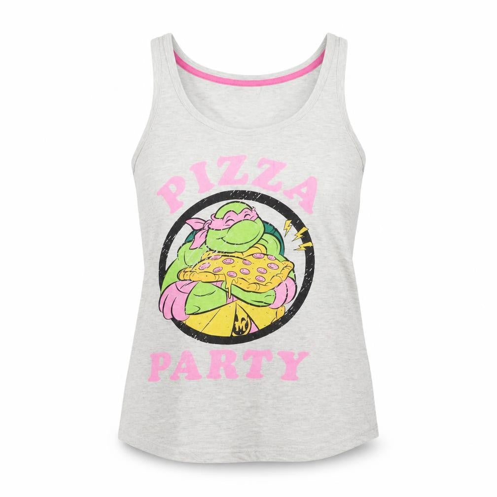Nickelodeon Women's Grey TMNT Tank Top Size 10