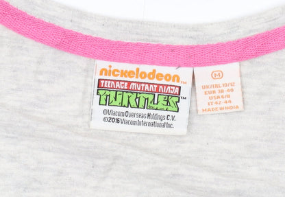Nickelodeon Women's Grey TMNT Tank Top Size 10