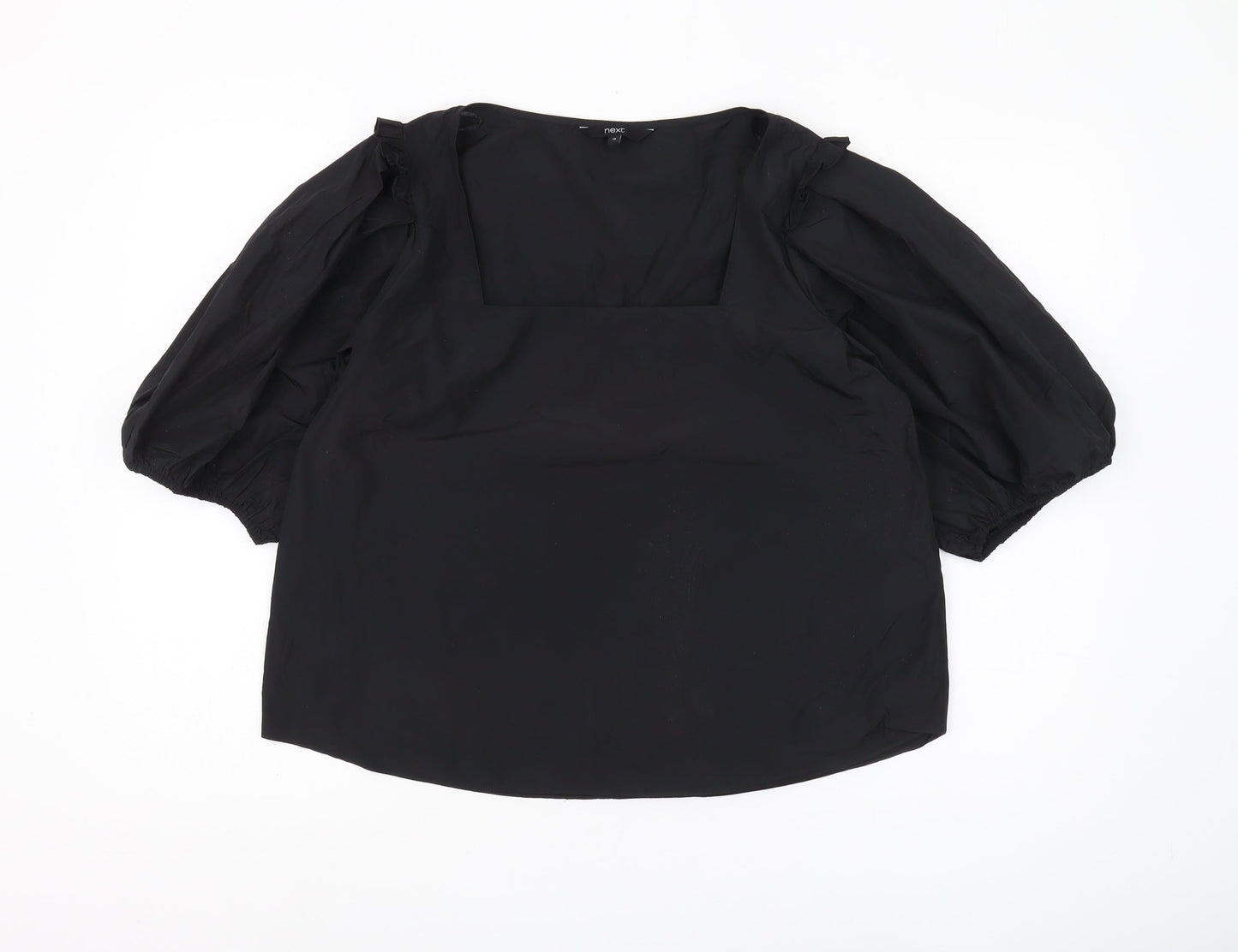 Next Women's Black Blouse, Size 12 - Stylish Casual Wear