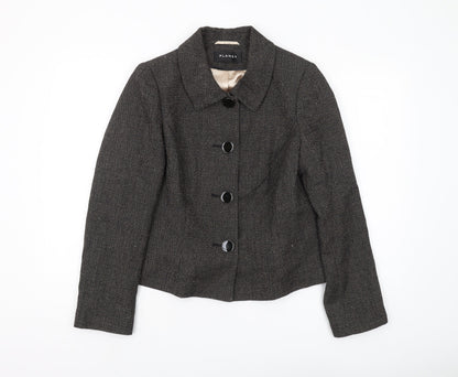 Planet Women’s Black Tweed Blazer, UK 12, Business