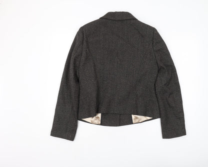 Planet Women’s Black Tweed Blazer, UK 12, Business