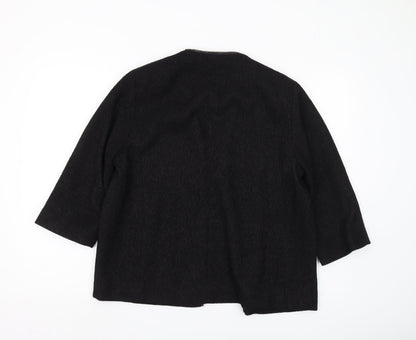 Windsmoor Women's Black Cape UK 12 Casual Formal