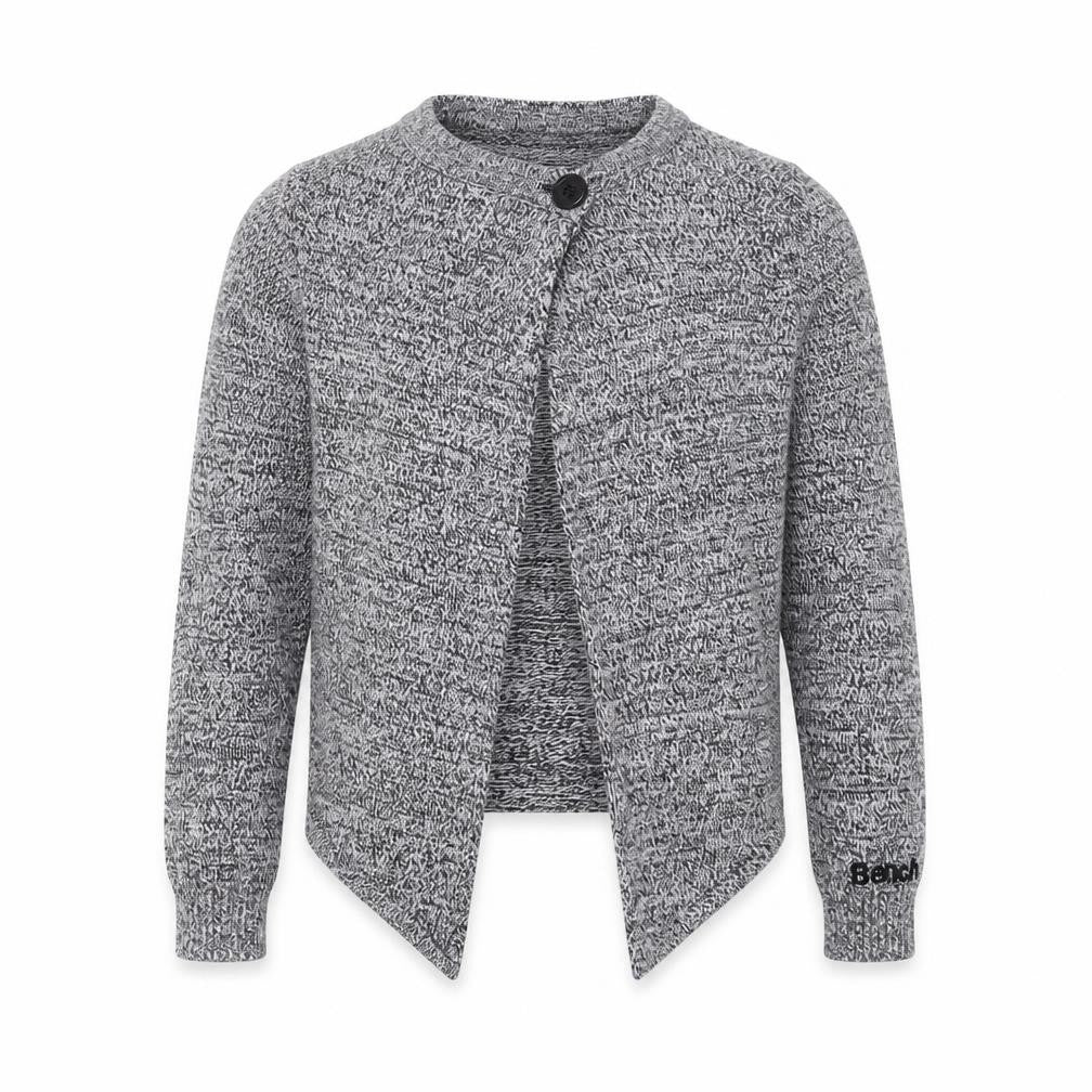 Bench Girls Grey Cardigan 5-6 Years - Casual Long Sleeve