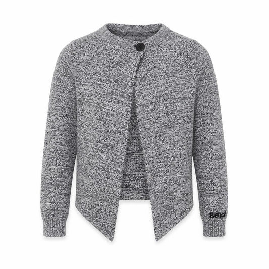 Bench Girls Grey Cardigan 5-6 Years - Casual Long Sleeve