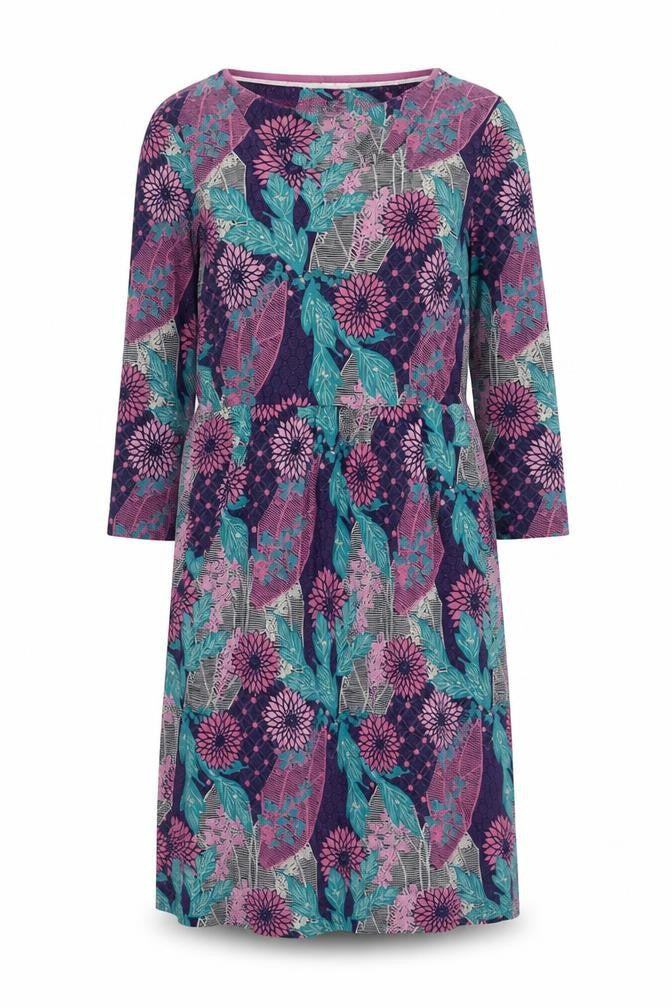 White Stuff Women's Multicoloured Floral Tunic Blouse UK 10