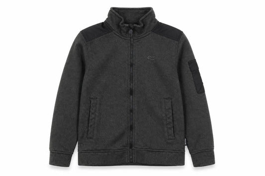 Front view of Regatta boys’ black basic jacket 9-10 years outdoor casual
